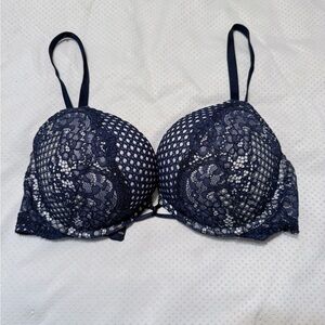 Victoria's Secret Midnight Blue Lace Bra